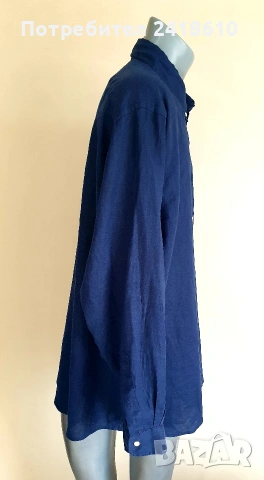 POLO Ralph Lauren Len/ Лен Mens Size 2XL НОВО! ОРИГИНАЛ! Мъжка Ленена Риза., снимка 12 - Ризи - 54208640