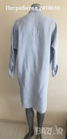 Replay Essentials Лен / Womens Shirtdress Oversize Size S /XS  ОРИГИНАЛ! Дамска Ленена Рокля!, снимка 8 - Рокли - 50697437