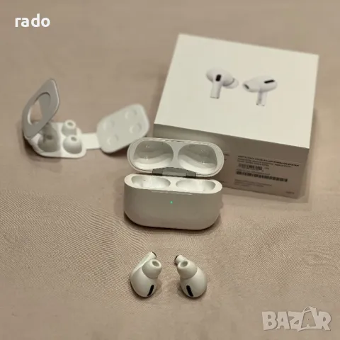 Оригинални слушалки Apple Airpods Pro, снимка 2 - Слушалки, hands-free - 46948617