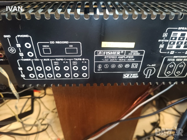 продавам усилвател и тунер fisher-ca-9030 fm9050, снимка 6 - Ресийвъри, усилватели, смесителни пултове - 52687633