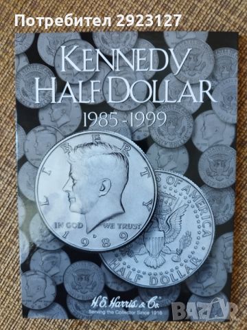 ЧИСТО НОВ АЛБУМ "KENNEDY HALF DOLLAR", снимка 1 - Нумизматика и бонистика - 46627616