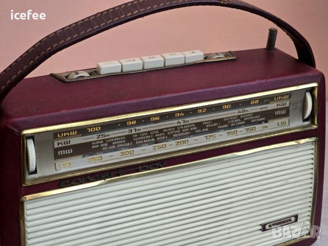 Grundig Concert-Boy 202 - 1962 радио, снимка 4 - Радиокасетофони, транзистори - 46762969