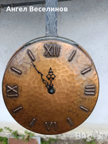 меден часовник , снимка 4 - Стенни часовници - 54087548