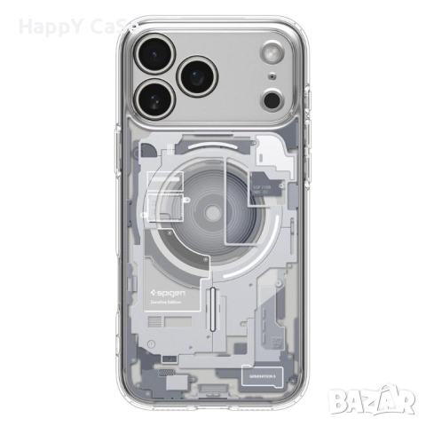 Apple iPhone 17 / Pro / Max / Air / SPIGEN Ultra Hybrid Zero One MagSafe Кейс гръб калъф , снимка 6 - Калъфи, кейсове - 51812171