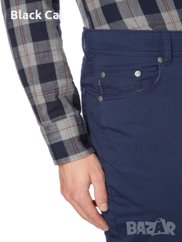 "Christian Berg" – елегантен марков син мъжки панталон, панталони, размер: W 38 – L 30, XL, снимка 9 - Панталони - 44956295