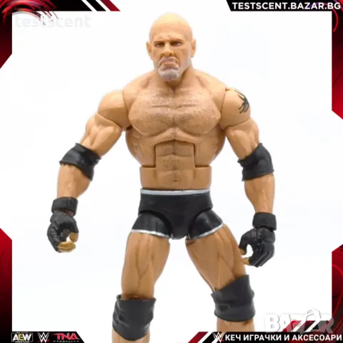 Екшън фигура WWE Bill Goldberg Бил Голдбърг Mattel Elite Series Top Picks, снимка 1 - Колекции - 48430026