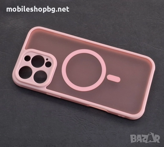 iPhone 16 Pro Max кейс MagSafe матов розов 