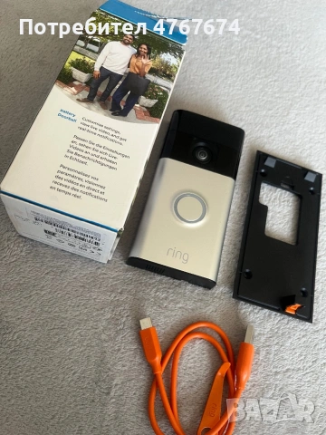 Смарт звънец с камера Ring video Doorbell, снимка 2 - HD камери - 54216975