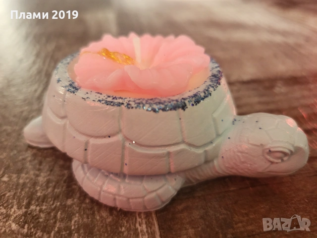 Ръчно изработена керамика с ароматна свещ , снимка 5 - Декорация за дома - 53641356