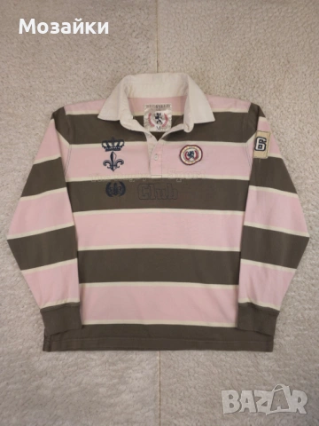 RED FIELD Rugby Polo / Rugby Shirt Vintage Style (M) – MSRP €120
