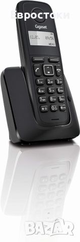 Безжичен телефон Gigaset A116. Черно, снимка 4 - Стационарни телефони и факсове - 45360544