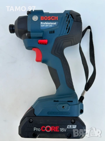 BOSCH GDR 18V-160 - Акумулаторен импакт 2x18V 4.0Ah като нов!, снимка 2 - Винтоверти - 53980592