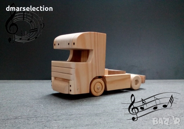 Музикално декоративно дървено камионче DMAR 324, снимка 3 - Други - 52194790