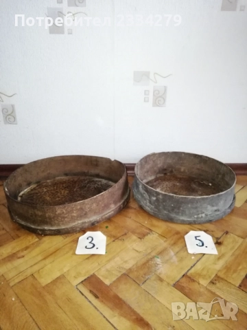 Стари дървени съдове, крини за зърно и сита за брашно и други. , снимка 11 - Антикварни и старинни предмети - 52320068