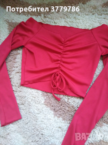 Къса блузка, снимка 1 - Блузи с дълъг ръкав и пуловери - 44975894