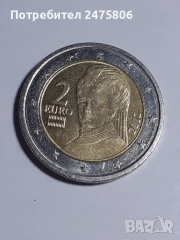 Монета 2 евро - Австрия.