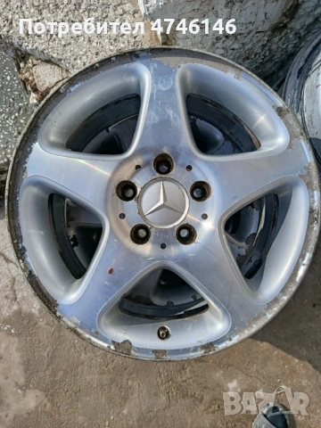 Алуминиеви джанти за Мерцедес W203, снимка 5 - Гуми и джанти - 53657424