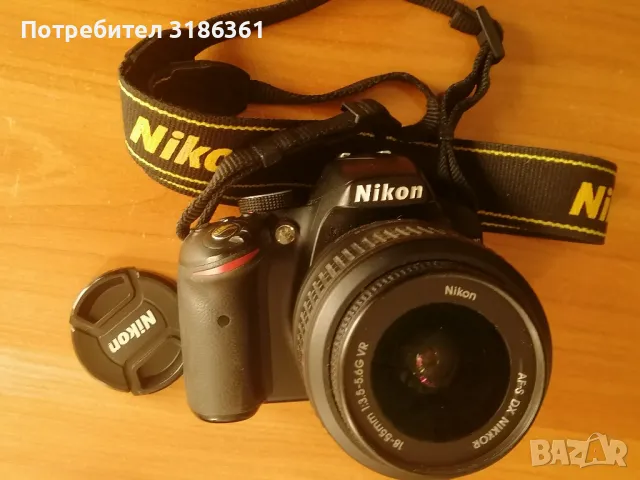 Nikon D3200 +2 Nikon обектива +Nikon чанта, снимка 1