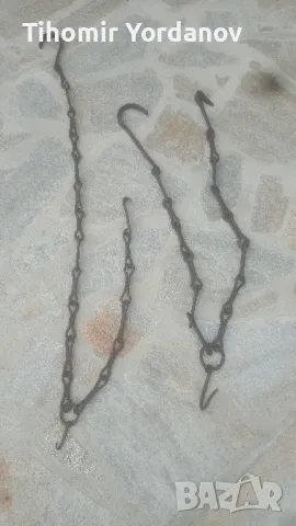 Верига за огнище -2 броя., снимка 12 - Антикварни и старинни предмети - 50276482