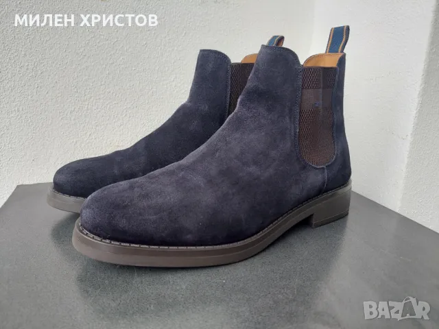 GANT-Естествен Велур-Като Нови-44номере, снимка 2 - Мъжки боти - 47481631