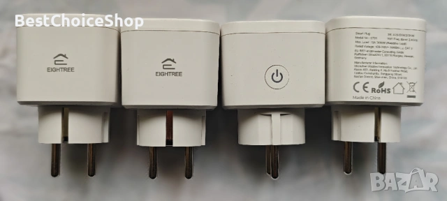 EIGHTREE Умен WiFi Щепсел с Мерител на Мощността 16A  - Алекса, снимка 2 - Друга електроника - 53397631