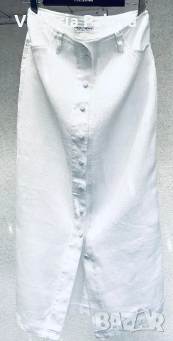 Красива модерна пола груб лен LOUIS LONDON COLLECTION , снимка 12 - Поли - 51208044