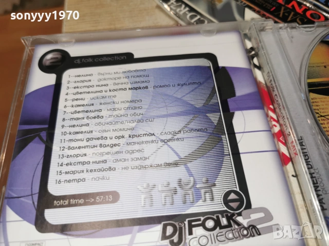 заявено-DJ FOLK COLLECTION 2 CD 1204261124H2E6R, снимка 14 - CD дискове - 54171338