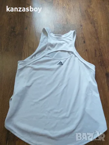 adidas 3 Bar Logo Tank Top - страхотен дамски потник КАТО НОВ М, снимка 9 - Потници - 46876234