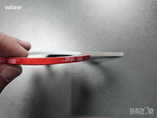 Двойно залепваща лепяща лепенка лента тиксо 3M VHB 5мм х 3м, снимка 3 - Други стоки за дома - 53668227