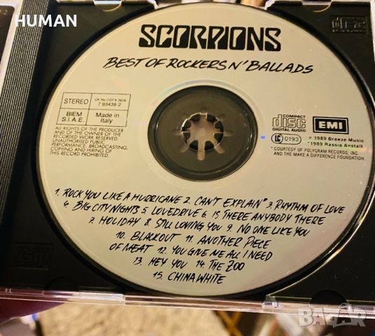 Scorpions , снимка 3 - CD дискове - 45455266