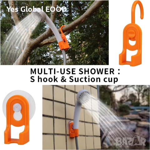 LIEBMAYA преносим къмпинг душ 12V с помпа и батерия 4400mAh, снимка 4 - Друга електроника - 52421918