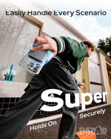 Нов Магнитен Power Bank 5000mAh за iPhone 17/16/15/14 серии, тънък модел, снимка 3 - Външни батерии - 52249262