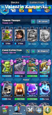 Clash Royale account много добър за много ниска цена, снимка 4 - Други игри и конзоли - 46636032