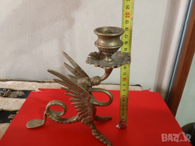 Комплект винтидж свещници, снимка 3 - Други ценни предмети - 53131304