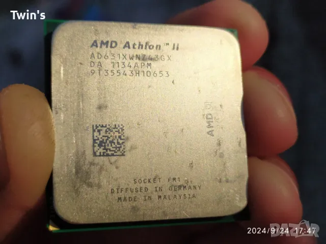 AMD Athlon™ II X4 631 Quad-Core 4MB Cache, 2.60GHz 100W, Socket FM1 , снимка 9 - Процесори - 47349591