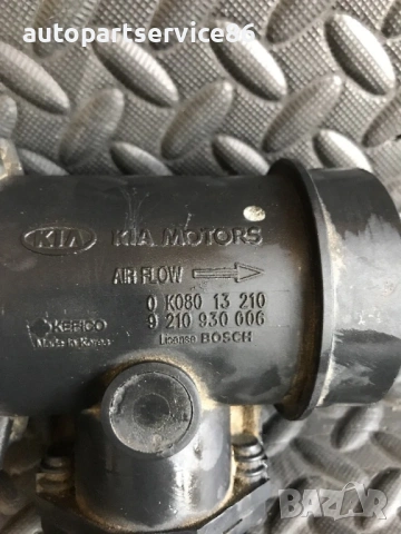 Дебитомер въздушен поток за KIA Sportage 2.0 16V (2002) OK08013210, снимка 3 - Части - 53335481