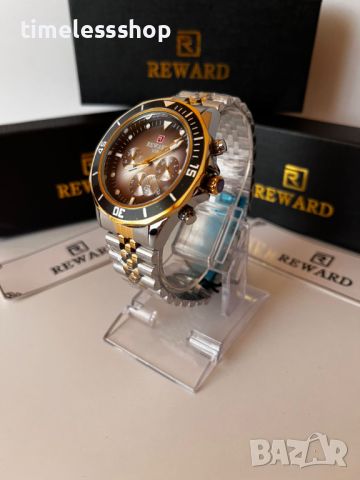Мъжки часовник REWARD VIP - Хронограф/Дата/Водоустойчив + оригинална кутия.80, снимка 9 - Мъжки - 45761540