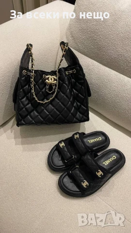 Chanel Дамски Чехли Шанел - Налични Различни Цветове Код E711, снимка 10 - Чехли - 51242465