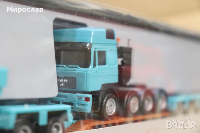 HERPA H0 1/87 MAN ВЛЕКАЧ КАМИОН ТИР МОДЕЛ ТЕЖКОТОВАРЕН ТРАНСПОРТ, снимка 6 - Колекции - 50909908