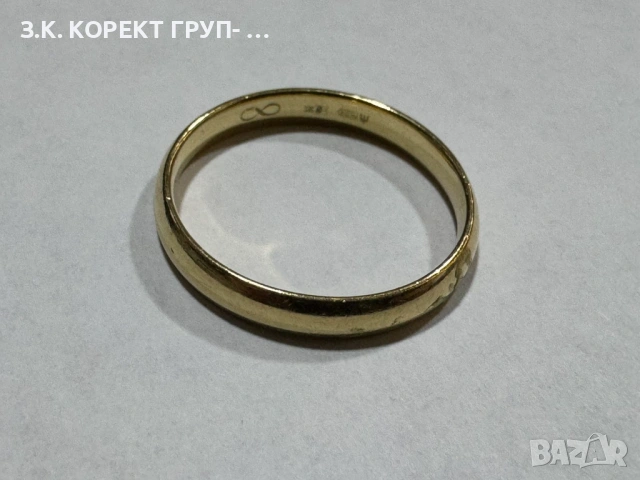 Златен пръстен 14К, снимка 3 - Пръстени - 53125395