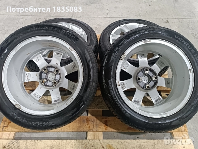 Лети джанти 16ки 4х108 Peugeot + летни гуми 195/55/16 Hankook, снимка 9 - Гуми и джанти - 52513582