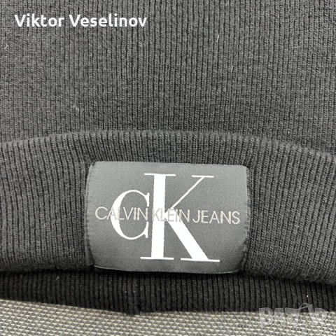 Оригинална Calvin Klein Beanie Черна Шапка CK Вълна Кашмир, снимка 3 - Шапки - 51766791