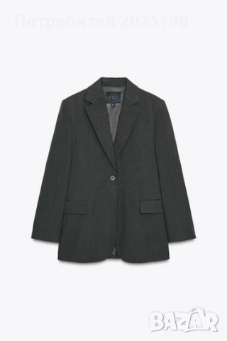 Дамски черен блейзър Zara