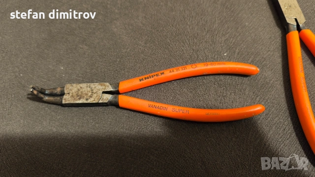 Knipex зегер клещи и Клещи със заоблени челюсти хромирани 160 mm, 22 06 160, KNIPEX , снимка 8 - Клещи - 53665945