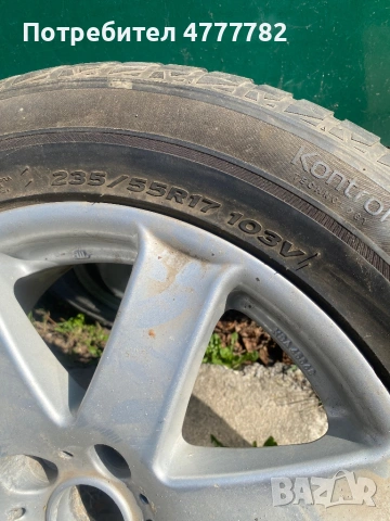 Джанти с гуми бмв е60, снимка 4 - Автомобили и джипове - 53981626