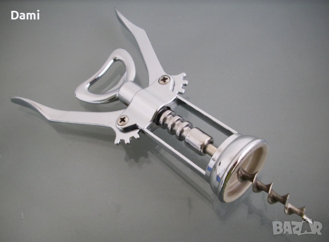 Двураменен тирбушон с отварачка, снимка 5 - Аксесоари за кухня - 52923325