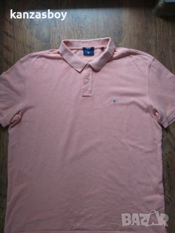 GANT Men's Polo - страхотна мъжка тениска 2ХЛ, снимка 5 - Тениски - 45456386