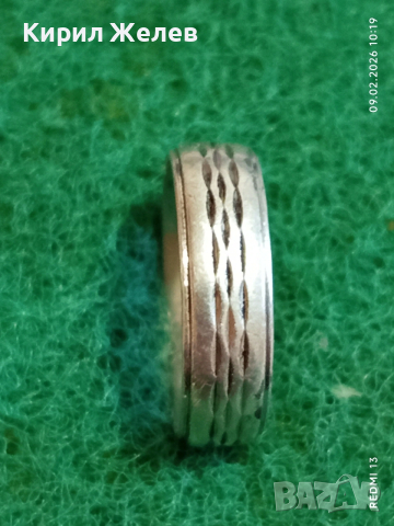 Стилно ретро орнаментиран сребърен пръстен майсторска изработка 51819, снимка 2 - Пръстени - 53410245