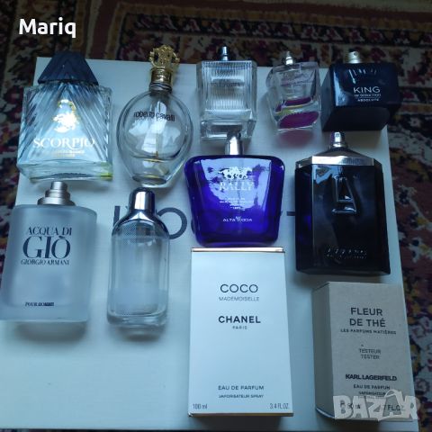 Празни шишета от маркови парфюми маркови парфюмни бутулки флакони , снимка 17 - Дамски парфюми - 45465099