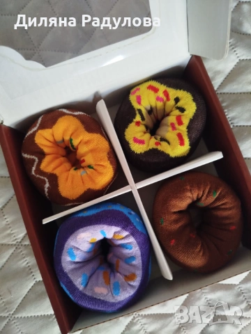 Кутия с чорапи - 4 чифта, снимка 2 - Подаръци за жени - 54150180